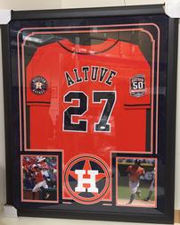 Jose Altuve Houston Astros Framed Jersey 202//252